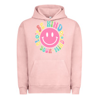 Pigment Salmon be kind to you mind Urban Hoodie - JahusDesignShop