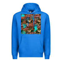True Royal hunting deer american flag seamless pattern Premium Hoodie - HRA Design Shop