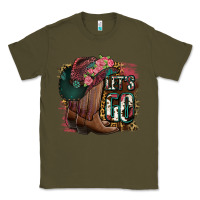 Army Green Let's Go Classic Tee - Jasminsmagicworld