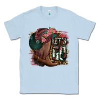Dusty Blue Let's Go Classic Tee - Jasminsmagicworld