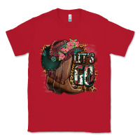 Red Let's Go Classic Tee - Jasminsmagicworld