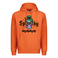 Carrot spooky mama skull Premium Hoodie - RanaPortraitStore