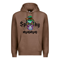 Chestnut spooky mama skull Premium Hoodie - RanaPortraitStore