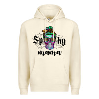 Sandshell spooky mama skull Premium Hoodie - RanaPortraitStore