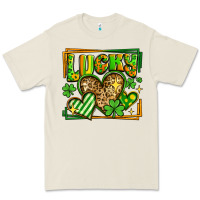 Bone lucky st patricks day hearts Premium Tee - LillyAllenDesigns