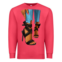Cardinal black heels black fashion girl Premium Sweatshirt - RanaPortraitStore