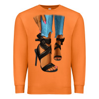 Carrot black heels black fashion girl Premium Sweatshirt - RanaPortraitStore