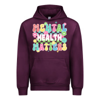 Mauve Wine mental health matters Urban Hoodie - JahusDesignShop
