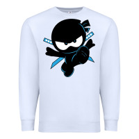 White ninja kid Premium Sweatshirt - Unal Design