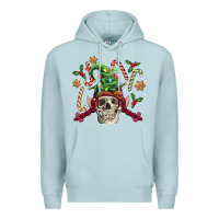 Blue Mist elf skull Premium Hoodie - FaDigitalArtStudio