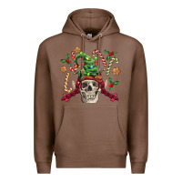 Chestnut elf skull Premium Hoodie - FaDigitalArtStudio