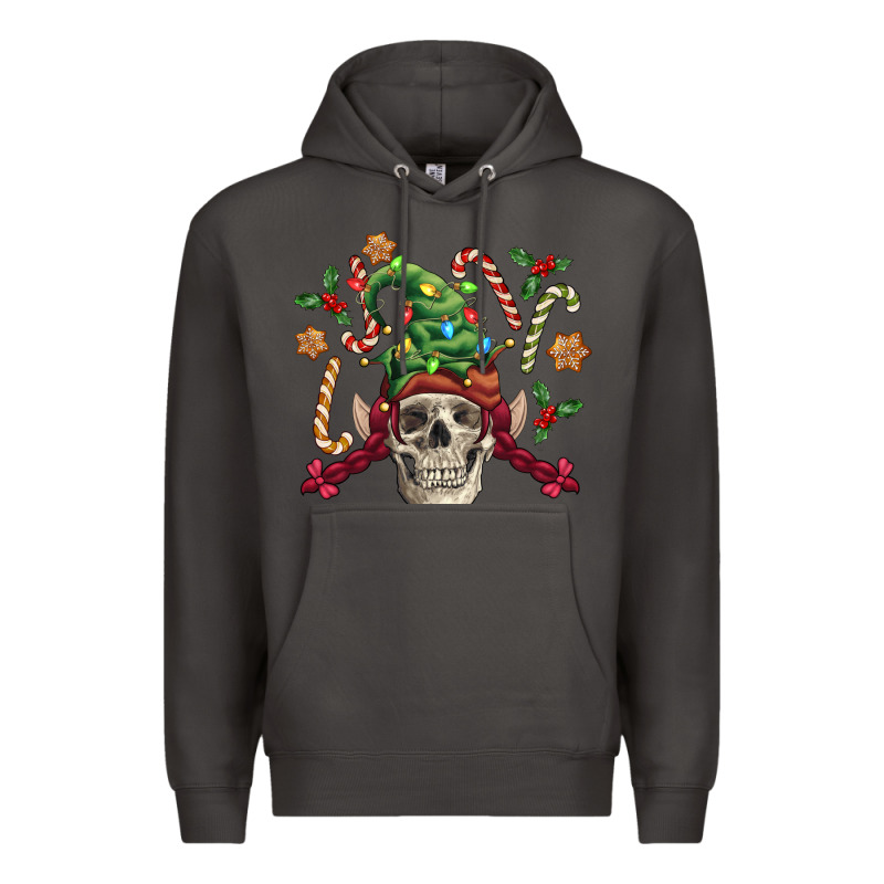 Elf Skull Premium Hoodie by FaDigitalArtStudio | Teevron