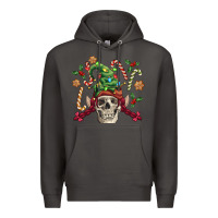 Smoke elf skull Premium Hoodie - FaDigitalArtStudio