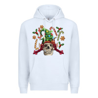 White elf skull Premium Hoodie - FaDigitalArtStudio