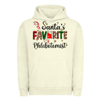 Pigment Pistachio santas favourite phlebotomist Urban Hoodie - AdoDesignShop