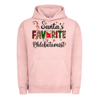 Pigment Salmon santas favourite phlebotomist Urban Hoodie - AdoDesignShop