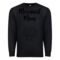 Black Mermaid mom Premium Sweatshirt - Unal Design