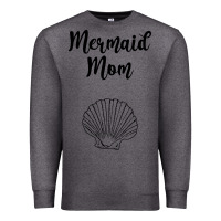 Charcoal Heather Mermaid mom Premium Sweatshirt - Unal Design