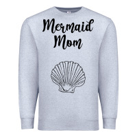 Heather Grey Mermaid mom Premium Sweatshirt - Unal Design