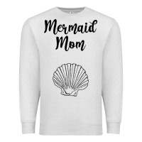 Oatmeal Heather Mermaid mom Premium Sweatshirt - Unal Design