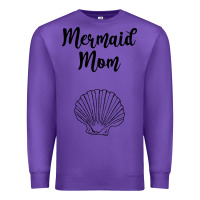 Purple Mermaid mom Premium Sweatshirt - Unal Design
