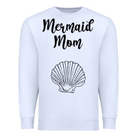 White Mermaid mom Premium Sweatshirt - Unal Design