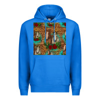 True Royal horses with roses seamless pattern Premium Hoodie - HRA Design Shop
