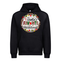 Black christmas santas favorite phlebotomist light Urban Hoodie - AdoDesignShop