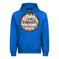Cobalt christmas santas favorite phlebotomist light Urban Hoodie - AdoDesignShop