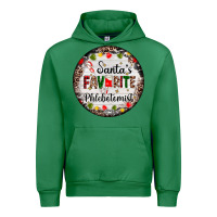 Emerald christmas santas favorite phlebotomist light Urban Hoodie - AdoDesignShop
