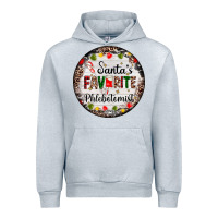 Heather Grey christmas santas favorite phlebotomist light Urban Hoodie - AdoDesignShop