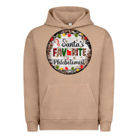 Pigment Burro christmas santas favorite phlebotomist light Urban Hoodie - AdoDesignShop