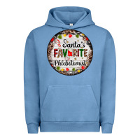 Pigment Pebble Blue christmas santas favorite phlebotomist light Urban Hoodie - AdoDesignShop