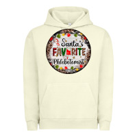 Pigment Pistachio christmas santas favorite phlebotomist light Urban Hoodie - AdoDesignShop