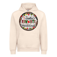 Sandshell christmas santas favorite phlebotomist light Urban Hoodie - AdoDesignShop