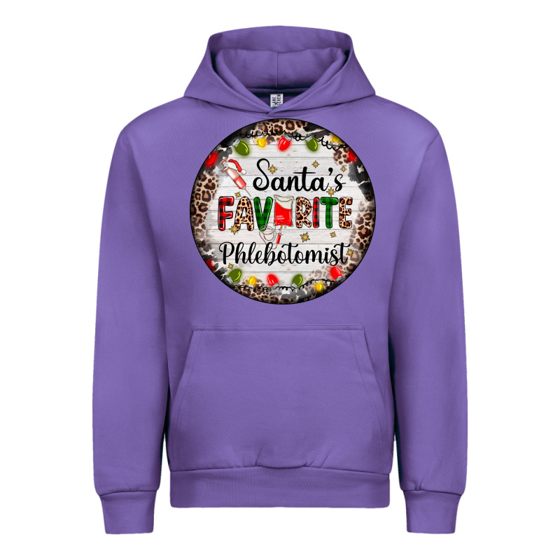 Christmas Santas Favorite Phlebotomist Light Urban Hoodie by AdoDesignShop | Teevron