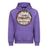 Tulip christmas santas favorite phlebotomist light Urban Hoodie - AdoDesignShop
