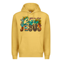 Antique Gold give me coffee jesus Premium Hoodie - RacoonDesign