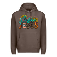 Coffee give me coffee jesus Premium Hoodie - RacoonDesign