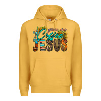 Mustard give me coffee jesus Premium Hoodie - RacoonDesign