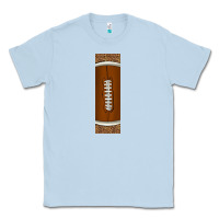 Dusty Blue american football with leopard pen wraps Classic Tee - BundleAndBundleShop