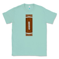 Seafoam american football with leopard pen wraps Classic Tee - BundleAndBundleShop