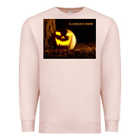 Pale Pink Halloween Is Coming Premium Sweatshirt - Unal Design