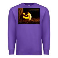 Purple Halloween Is Coming Premium Sweatshirt - Unal Design