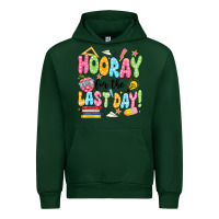 Forest Green hooray for the last day black Urban Hoodie - JahusDesignShop