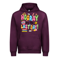 Mauve Wine hooray for the last day black Urban Hoodie - JahusDesignShop