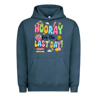 Pigment Midnight Navy hooray for the last day black Urban Hoodie - JahusDesignShop