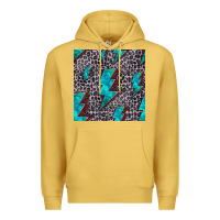Antique Gold turquoise lightning bolt seamless pattern Premium Hoodie - HRA Design Shop