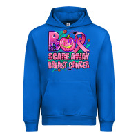 Cobalt halloween boo with cancer ribbon breast cancer sca Urban Hoodie - AdoDesignShop