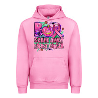 Fuchsia Pink halloween boo with cancer ribbon breast cancer sca Urban Hoodie - AdoDesignShop